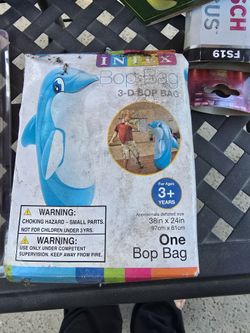 Intex Bop Bag Shark New!