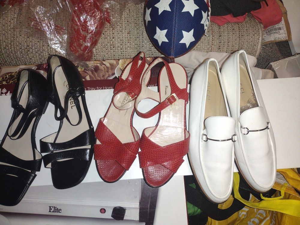 Vintage Designer Women's Shoes Size 9, 9.5 , 10