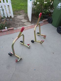 Motorcycle Front and Rear Stand Set pitbull