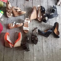 Ladys Size 8 Wedges $10 Each