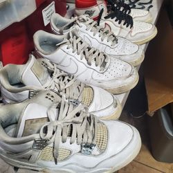 Used JORDANS RETRO 4 RETRO 1 AF1