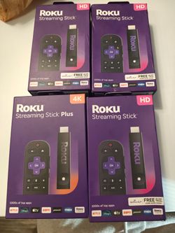 Roku Streaming Stick HD and 4K