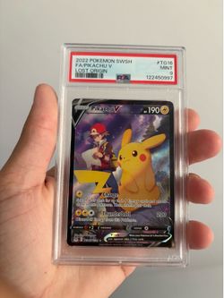 PSA 9 Pikachu V TG16/TG30 Lost Origin Trainer Gallery Pokemon SWSH 2022