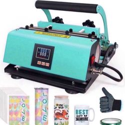  Tumbler Mug Heat Press Machine for 20 OZ 30 oz Sublimation Blanks Tumbler Cups & 11 OZ 15 OZ Sublimation Mugs with Adjustable Attachment Free Heat Re