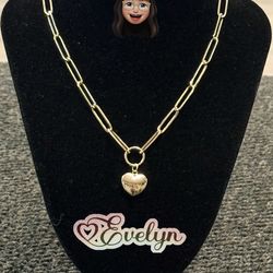 14kt Paper Clip Necklace 18in 7.4g