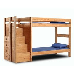 Staircase solid wood Bunkbed
