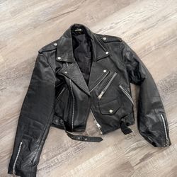 Authentic Leather Women’s Motorcycle Jacket