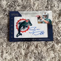 Signed Ryan Tannehill Football Card