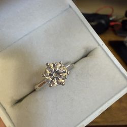 2 Ct Brilliant Round Moissanite Solitaire