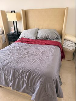 Full size Bed bedroom Frame only no mattress