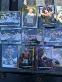 13 Topps Chrome UFC Cards