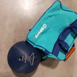 Vintage Ebonite Gyro Balanced Urethane Gurol 1 Bowling Ball 