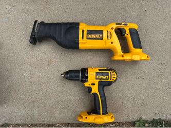 DeWalt drill and sawzaw