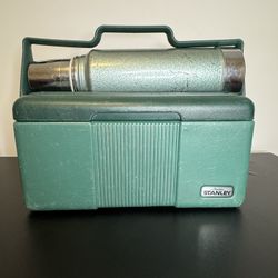 Stanley Aladdin Lunch Box Cooler and Vacuum Thermos Bottle Combo Set Vintage 
