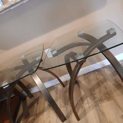 Glass Top End Tables