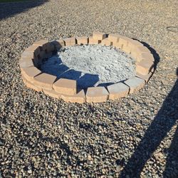 Fire Ring And Wood