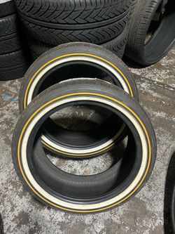 245/45r20 Vogue Tire Mustard Mayo
