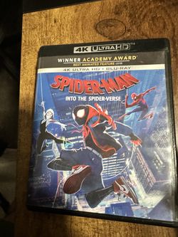 Spider-man Into The Spider-verse 4K Ultra HD And Blue-ray