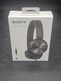 Sony ZX Series Wired On Ear Headphones Hands Free Microphone