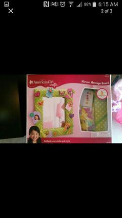 Mirror message board.