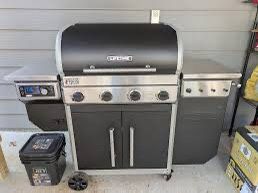 Gas Grill and Pellet Smoker