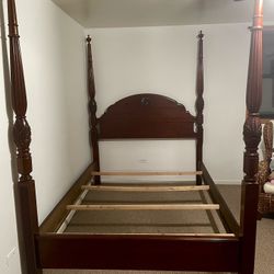 Queen Bed Frame Set With Dresser 