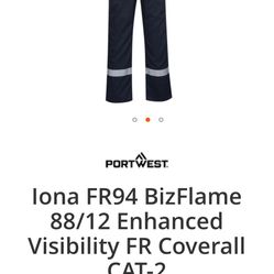 Portwest Bizflame FR94 Coverall 