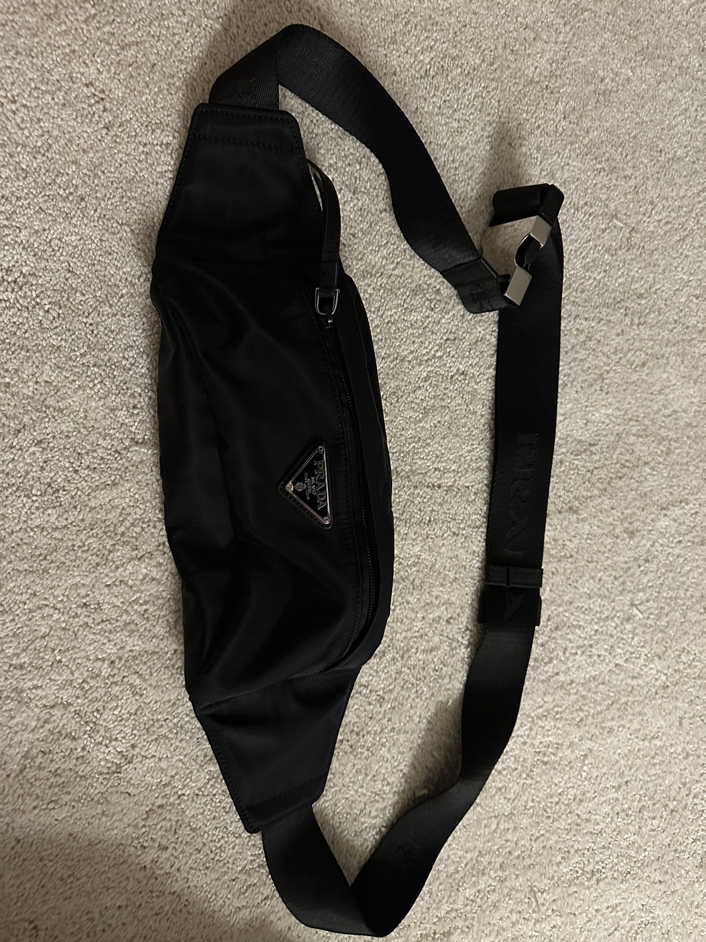 Black Designer Belt Bag