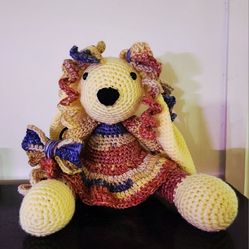 Hand-Crocheted Stuffed Bunny