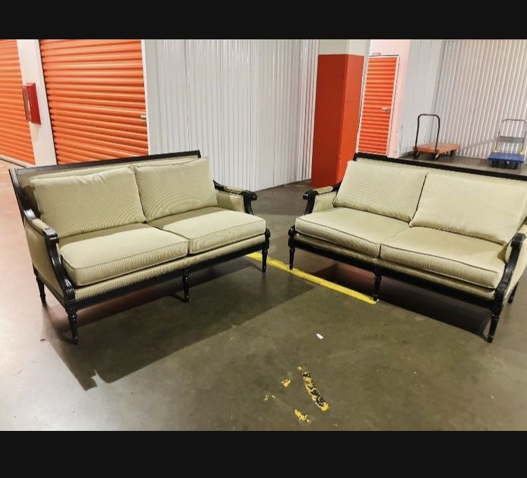 Set Of 2 Ethan Allen Couches