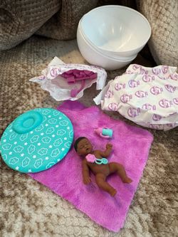 My Mini Baby Series 2 -Purple Crib
