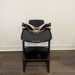 Stokke Tripp Trapp High Chair w/ Table & Baby Straps