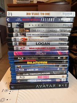 4K UHD and Blu ray Movies