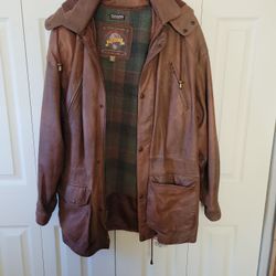 Man's Leather Coat