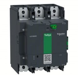 SCHNEIDER Contactor: 3 Poles, 3NO Contacts, 800 A, 120V AC/240V AC Coil
