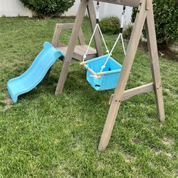 Toddler Swing And Slide 