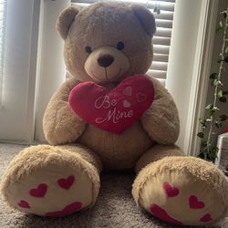 Jumbo “Be Mine” Valentine’s Love Fuzzy Teddy Bear