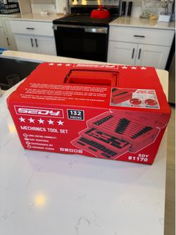132-Piece Mechanics Tool Set NEW