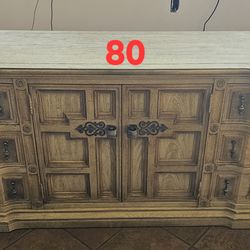 Solid wood TV stand/dresser