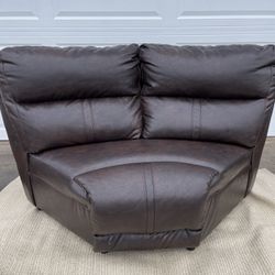 Corner Couch Leather Chair Sofa 