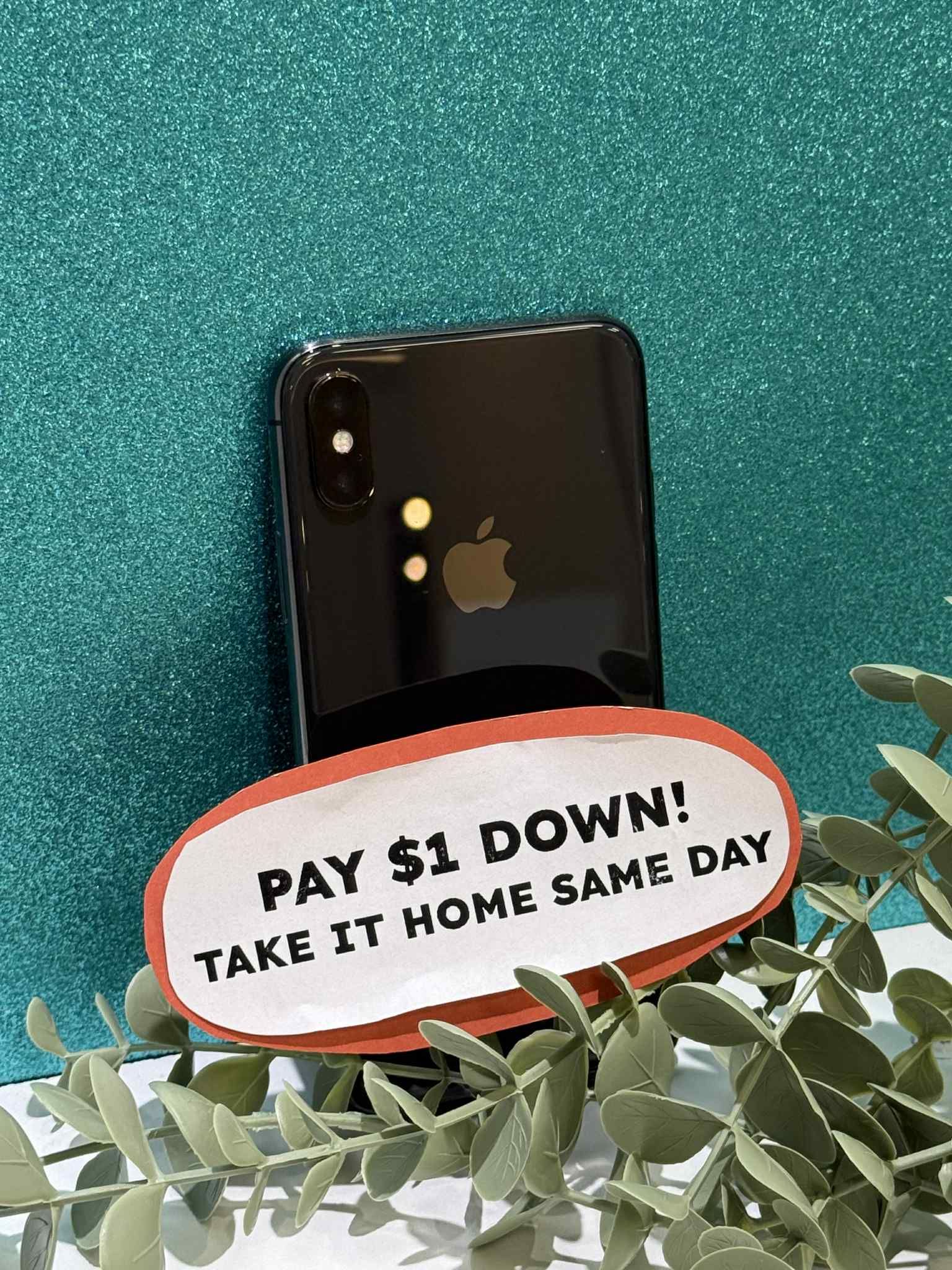 Apple iPhone X - Pay $5 DOWN AVAILABLE - NO CREDIT NEEDED
