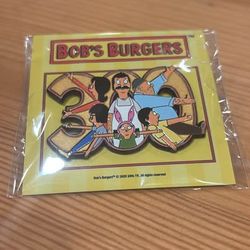 Bob's Burgers 300th Episode Enamel Pin