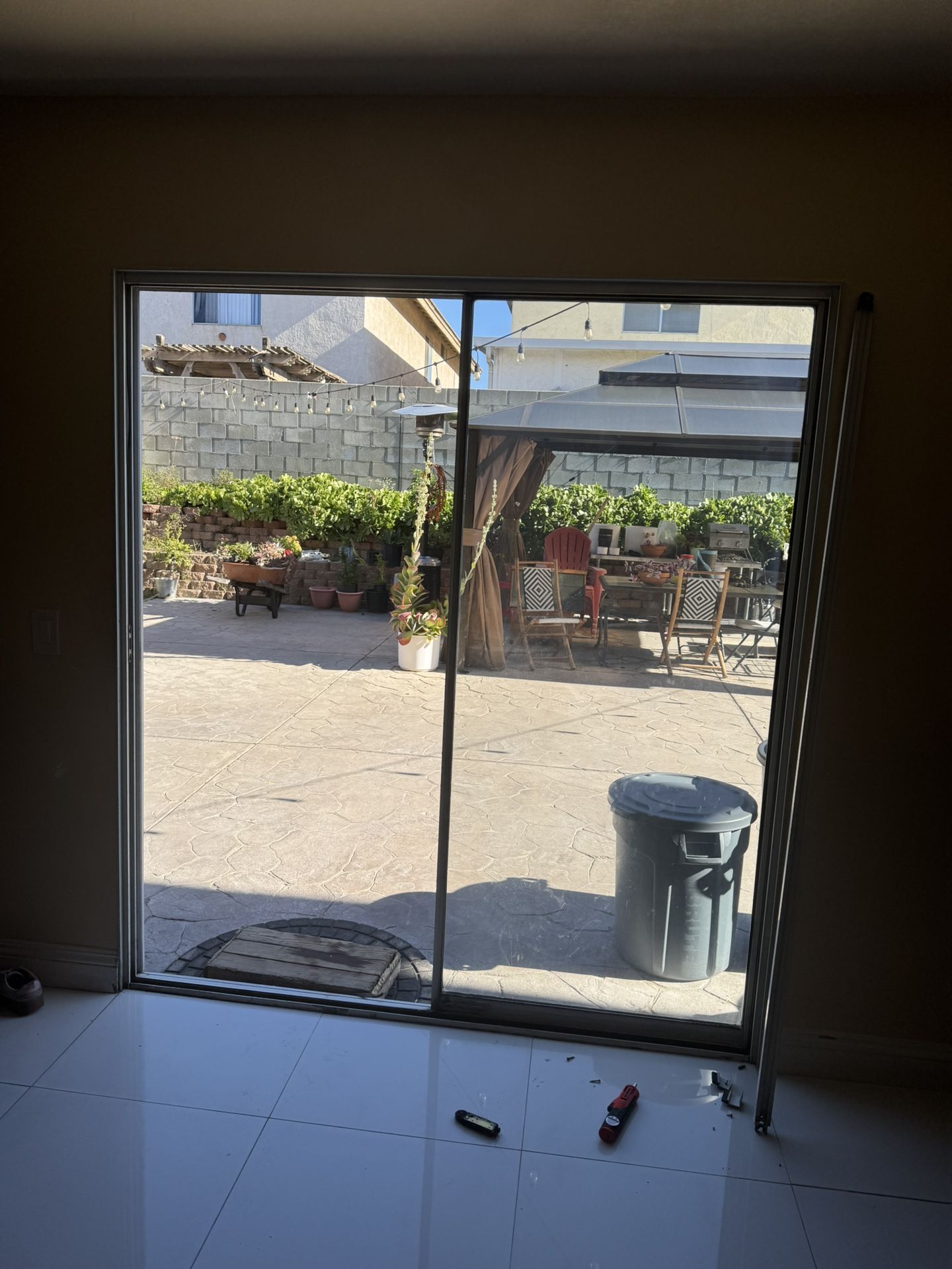 Free Sliding Double Glass Doors