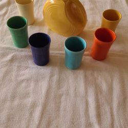 7-pc  Vintage Fiesta Juice Set 