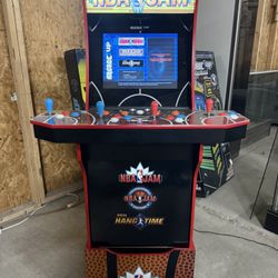 MINT NBA JAM 4 Player 1Up Arcade - Delivery Available!