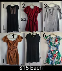 $15 Womens Used Dresses