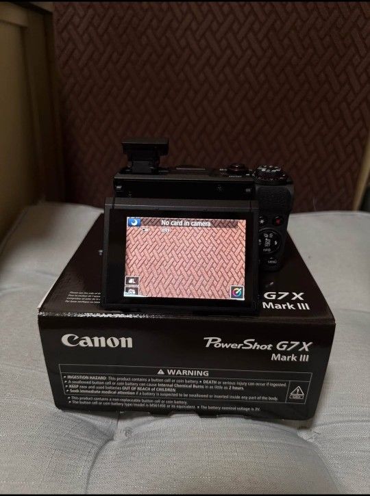 Canon PowerShot G7 X Mark III Digital Camera (Black).