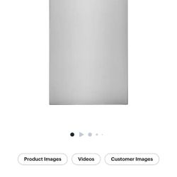 Whirlpool FREEZER DOOR- 11.6 Cu. Ft. Top-Freezer Counter-Depth Refrigerator Stainless Steel FREEZER DOOR!