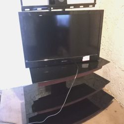 TV and TV Stand 
