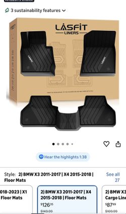 BMW X4 Floor Mat Kit